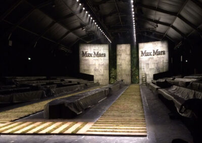 allestimento sfilata Max Mara Milano