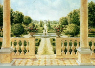 trompe l'oeil giardino